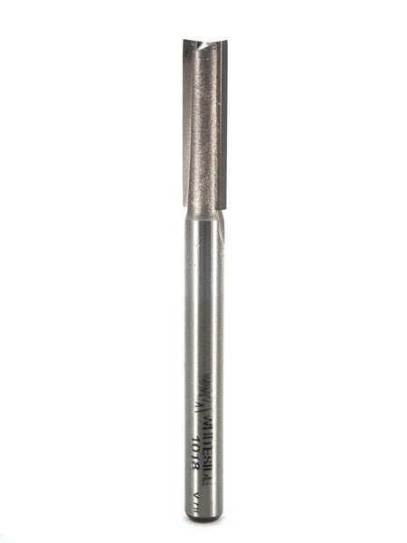 Whiteside 1018 Straight Router Bit 9/32" Cutting Diameter 1" Cut Length 1/4" Shank 2 Flute