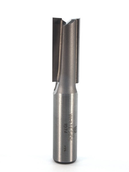 Whiteside 1074 Straight Router Bit 17/32" Cutting Diameter 1-1/4" Cut Length 1/2" Shank 2 Flute
