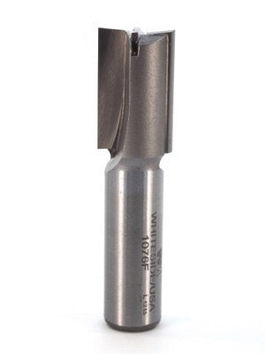 Whiteside 1076F Straight Router Bit 5/8" Cutting Diameter 1" Cut Length 1/2" Shank 2 Flute Carbide Boring Tip