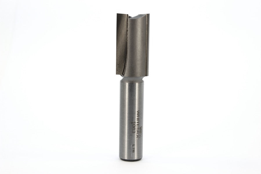 Whiteside 1083 Straight Router Bit 11/16" Cutting Diameter 1-1/4" Cut Length 1/2" Shank 2 Flute