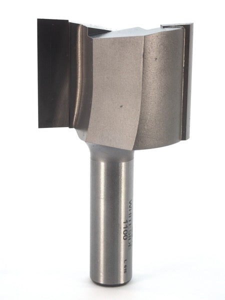 Whiteside 1100 Straight Router Bit 1-3/4" Cutting Diameter 1-1/4" Cut Length 1/2" Shank 2 Flute