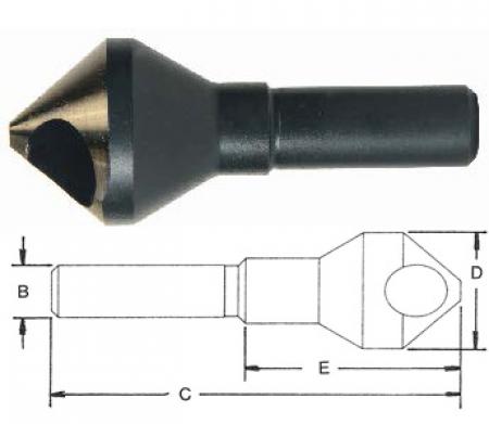 Norseman 82 Degree Pilotless Countersink #8 Screw