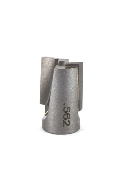 Whiteside 13-562 Screw Type Helix Mortise Cutter 9/16" Cutting Diameter 5/8" Cut Length 2 Flute