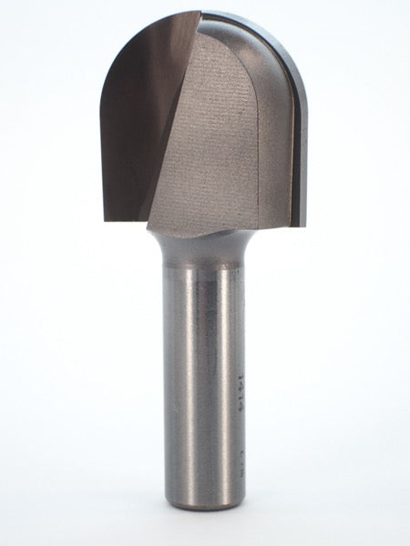 Whiteside 1414 Round Nose Router Bit 5/8" Radius 1-1/4" Cutting Diameter 1-1/4" Cut Length 1/2" Shank 2 Flute