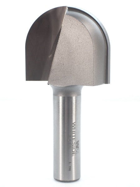 Whiteside 1415 Round Nose Router Bit 3/4" Radius 1-1/2" Cutting Diameter 1-1/4" Cut Length 1/2" Shank 2 Flute