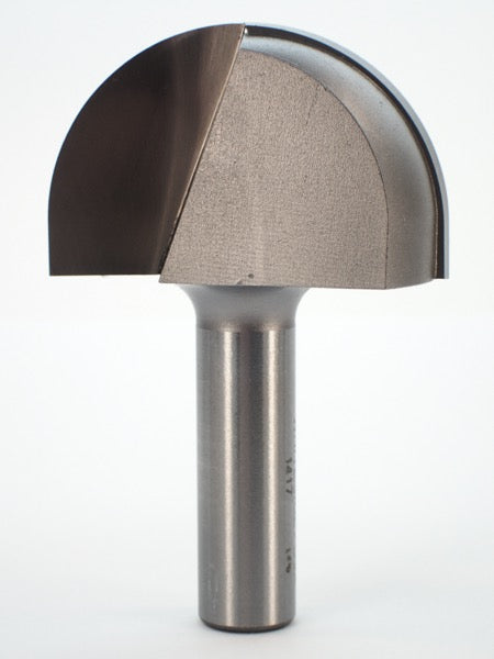 Whiteside 1417 Round Nose Router Bit 1" Radius 2" Cutting Diameter 1-1/4" Cut Length 1/2" Shank 2 Flute
