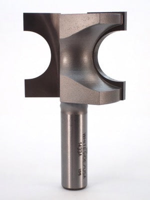 Whiteside 1433A Half Round Router Bit 7/16" Radius 1-1/2" Cut Length 1/2" Shank 2 Flute