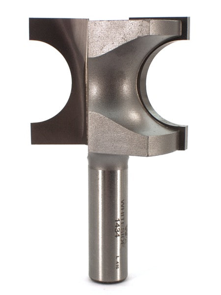 Whiteside 1434 Half Round Router Bit 1/2" Radius 1-1/2" Cut Length 1/2" Shank 2 Flute