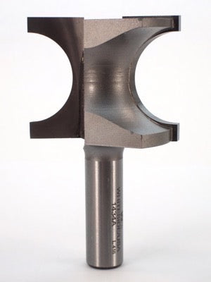 Whiteside 1434A Half Round Router Bit 9/16" Radius 1-1/2" Cut Length 1/2" Shank 2 Flute