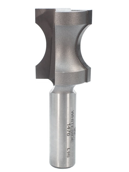 Whiteside 1476 Oval Edge Router Bit 3/4" Bead 3/16" Depth 1-1/4" Cut Length 1/2" Shank 2 Flute