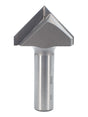 Whiteside 1508 V-Groove Router Bit 90 Degree 1-1/2" Cutting Diameter 3/4" Point Length 1/2" Shank 2 Flute