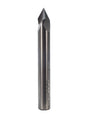 Whiteside 1541 Three Flute V-Groove Router Bit 60 Degree 1/4" Cutting Diameter 7/32" Point Length 1/4" Shank 2 Flute