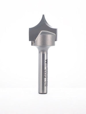 Whiteside 1574 Point Cutting Roundover Router Bit 3/8" Radius 3/4" Cutting Diameter 5/8" Cut Length 1/4" Shank 2 Flute