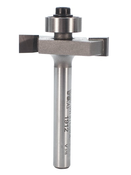 Whiteside 1912 Rabbeting, Biscuit Joining & Slotting Router Bit 1-1/4" Large Diameter 3/8" Cutting Diameter 1/4" Cut Length 1/4" Shank 2 Flute