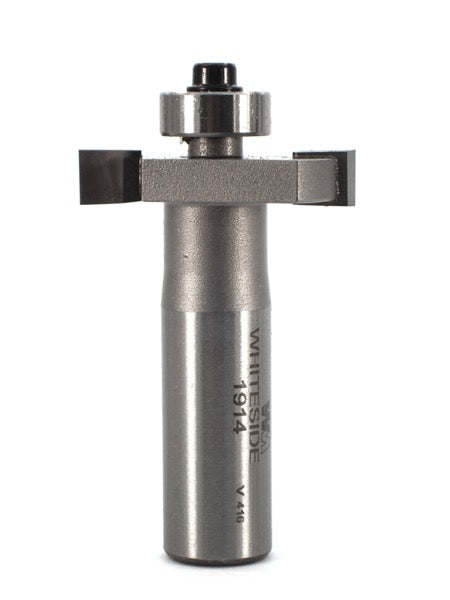 Whiteside 1914 Rabbeting, Biscuit Joining & Slotting Router Bit 1-1/4" Large Diameter 3/8" Cutting Diameter 1/4" Cut Length 1/2" Shank 2 Flute