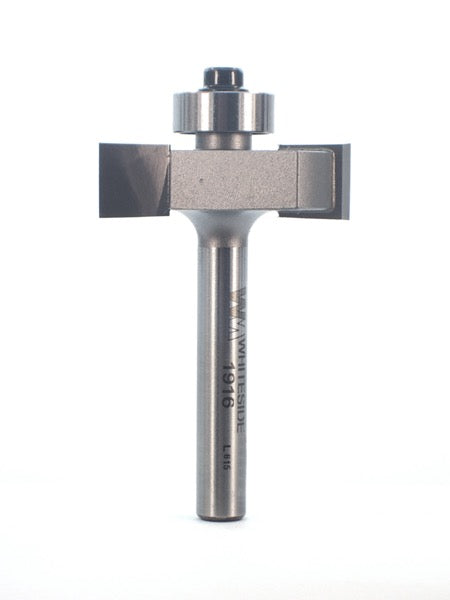 Whiteside 1916 Rabbeting, Biscuit Joining & Slotting Router Bit 1-1/4" Large Diameter 3/8" Cutting Diameter 3/8" Cut Length 1/4" Shank 2 Flute