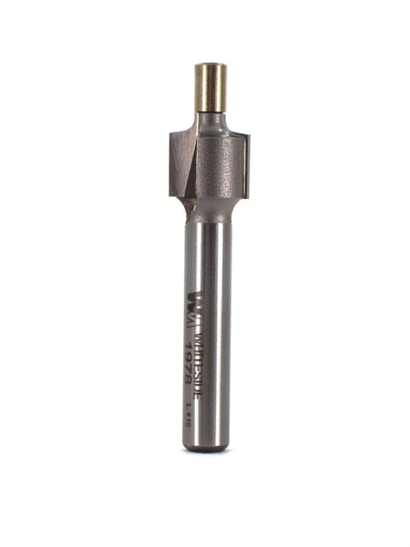 Whiteside 1978 Roundover Router Bit w/Small Pilot 1/16" Radius 3/8" Large Diameter 7/16" Cut Length 1/4" Shank 2 Flute