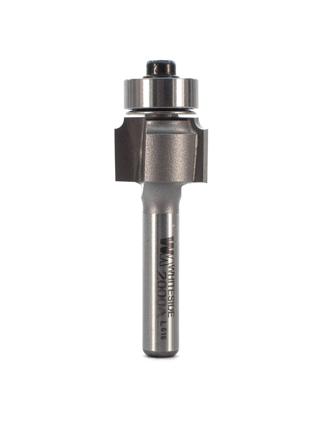 Whiteside 2000A Roundover Router Bit 1/16" Radius 5/8" Large Diameter 1/2" Cut Length 1/4" Shank 2 Flute