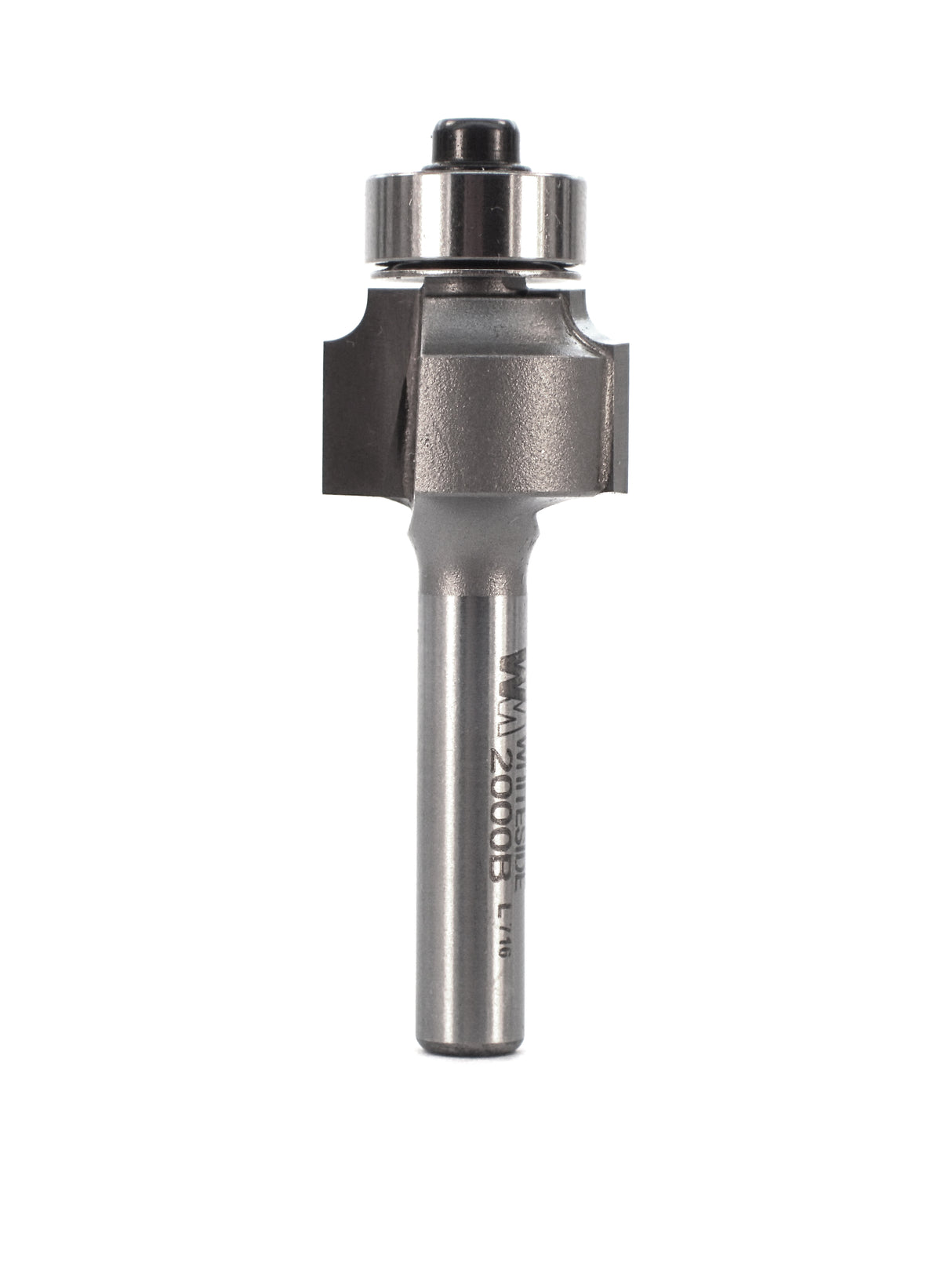 Whiteside 2000B Roundover Router Bit 3/32" Radius 11/16" Large Diameter 1/2" Cut Length 1/4" Shank 2 Flute