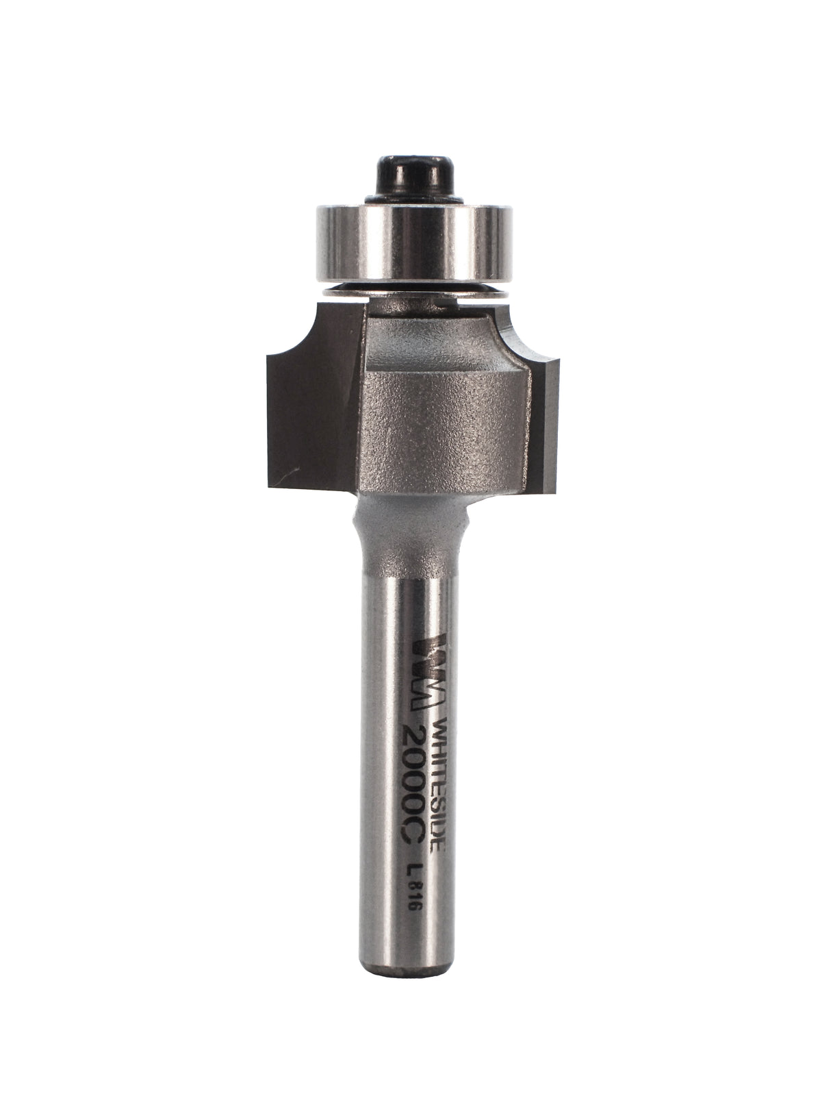 Whiteside 2000C Roundover Router Bit 1/8" Radius 3/4" Large Diameter 1/2" Cut Length 1/4" Shank 2 Flute