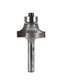 Whiteside 2001 Roundover Router Bit 1/4" Radius 1" Large Diameter 1/2" Cut Length 1/4" Shank 2 Flute