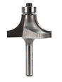 Whiteside 2004 Roundover Router Bit 1/2" Radius 1-1/2" Large Diameter 3/4" Cut Length 1/4" Shank 2 Flute