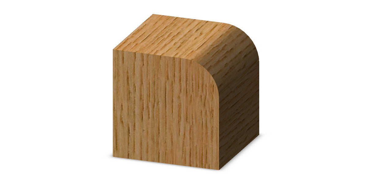 Whiteside 2006 Roundover Router Bit 1/4" Radius 1" Large Diameter 1/2" Cut Length 1/2" Shank 2 Flute