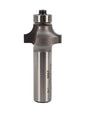 Whiteside 2006 Roundover Router Bit 1/4" Radius 1" Large Diameter 1/2" Cut Length 1/2" Shank 2 Flute