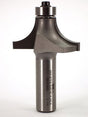 Whiteside 2009B Roundover Router Bit 9/16" Radius 1-5/8" Large Diameter 3/4" Cut Length 1/2" Shank 2 Flute