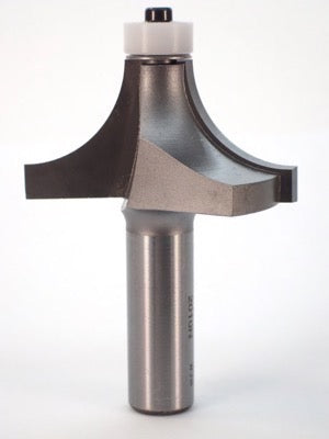 Whiteside 2010N Round Over Router Bit w/Non-Marring Bearing 3/4" Radius 2" Large Diameter 1" Cut Length 1/2" Shank 2 Flute