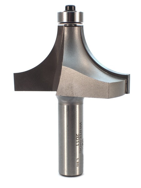 Whiteside 2011 Roundover Router Bit 7/8" Radius 2-1/4" Large Diameter 1-1/8" Cut Length 1/2" Shank 2 Flute