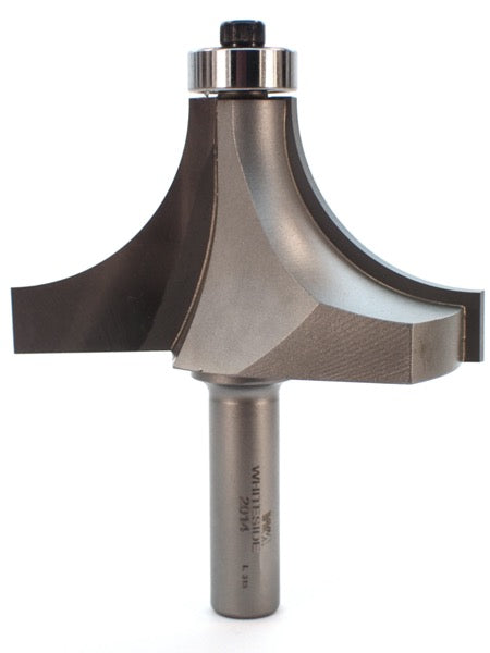 Whiteside 2014 Roundover Router Bit 1-1/4" Radius 3/1/4" Large Diameter 1-3/4" Cut Length 1/2" Shank 2 Flute