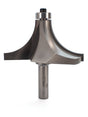Whiteside 2016 Roundover Router Bit 1-1/2" Radius 3-3/4" Large Diameter 1-7/8" Cut Length 1/2" Shank 2 Flute
