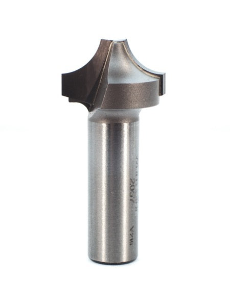 Whiteside 2057 Point Plunge Roundover Router Bit 3/8" Radius 1" Large Diameter 1/4" Small Diameter 1/2" Shank 2 Flute
