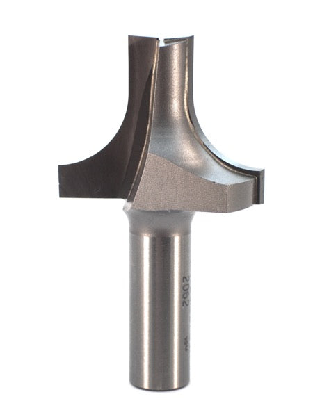 Whiteside 2062 Point Plunge Roundover Router Bit 1/2" Radius 1-5/8" Large Diameter 1/2" Small Diameter 1/2" Shank 2 Flute