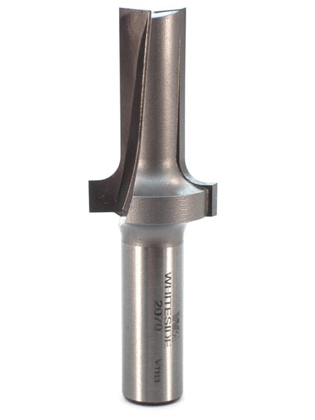 Whiteside 2070 Roundover & Edge Trim Router Bit w/ Plunge Point 3/16" Radius 1" Large Diameter 1/2" Small Diameter 1/2" Shank 2 Flute