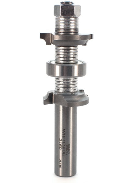 Whiteside 2160RH Double Round Over Router Bit 1/8" Radius 1-1/8" Large Diameter 2 Flute 1/2" Shank