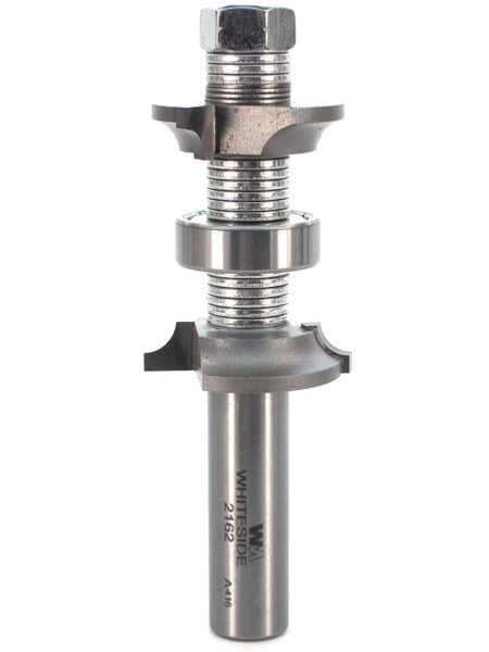 Whiteside 2162RH Double Round Over Router Bit 3/16" Radius 1-1/4" Large Diameter 2 Flute 1/2" Shank