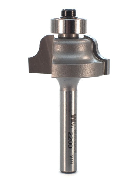 Whiteside 2200 Roman Ogee Router Bit 5/32" Radius 1-1/8" Large Diameter 9/16" Cut Length 1/4" Shank 2 Flute