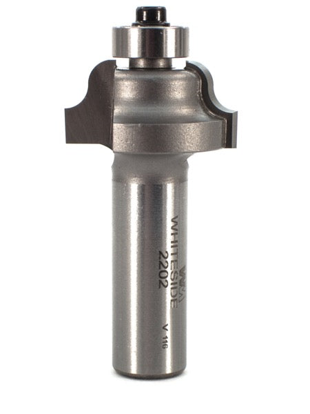 Whiteside 2202 Roman Ogee Router Bit 5/32" Radius 1-1/8" Large Diameter 9/16" Cut Length 1/2" Shank 2 Flute
