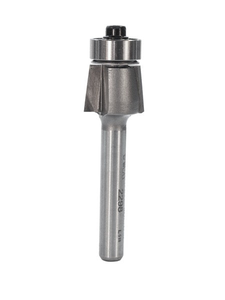 Whiteside 2298 Edge Bevel Router Bit 7 Degree 3/8" Cut Length 3/8" Cut Height 1/4" Shank 2 Flute
