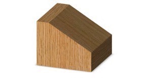 Whiteside 2318 Edge Bevel 60 Degree 1-1/8" Cut Length 9/16" Cut Height 1/2" Shank 2 Flute