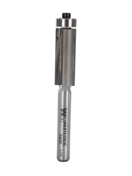 Whiteside 2400 Flush Trim Router Bit 3/8" Cutting Diameter 1" Cut Length 1/4" Shank 2 Flute