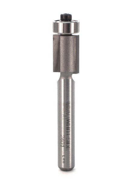 Whiteside 2401 Flush Trim Router Bit 3/8" Cutting Diameter 1/2" Cut Length 1/4" Shank 2 Flute