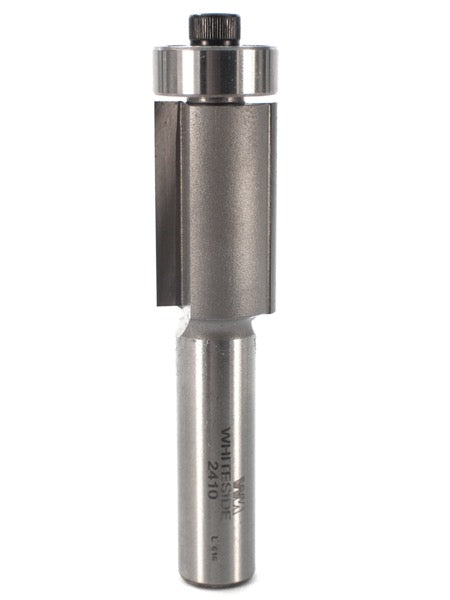 Whiteside 2410 Flush Trim Router Bit 3/4" Cutting Diameter 1-1/4" Cut Length 1/2" Shank 2 Flute