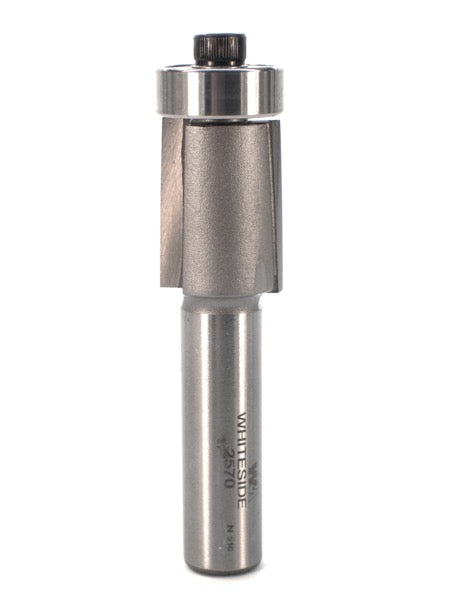 Whiteside 2570 Downshear Flush Trim Router Bit 3/4" Cutting Diameter 1" Cut Length 1/2" Shank 2 Flute