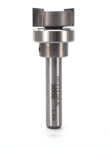 Whiteside 3006 Template Pattern Router Bit 5/8" Cutting Diameter 1/4" Cut Length 1/4" Shank 2 Flute