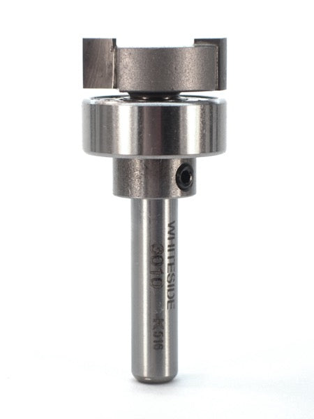 Whiteside 3010 Template Pattern Router Bit 3/4" Cutting Diameter 1/4" Cut Length 1/4" Shank 2 Flute