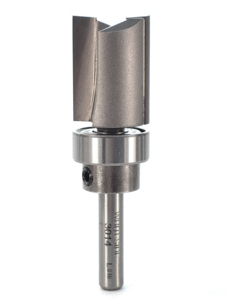 Whiteside 3014 Template Pattern Router Bit 3/4" Cutting Diameter 1" Cut Length 1/4" Shank 2 Flute