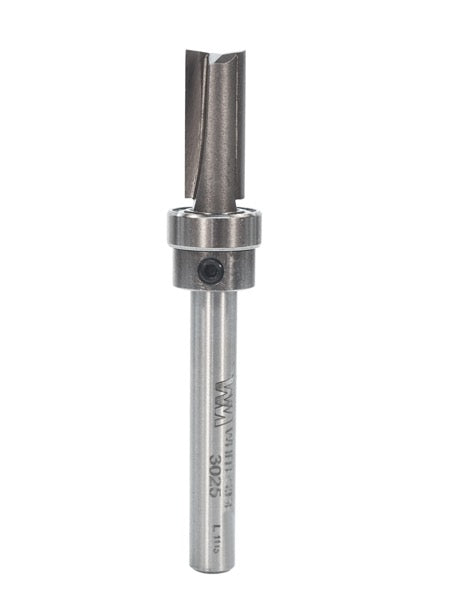 Whiteside 3025 Template Pattern Router Bit w/Oversize Bearing 5/16" Cutting Diameter 3/4" Cut Length 1/4" Shank 2 Flute